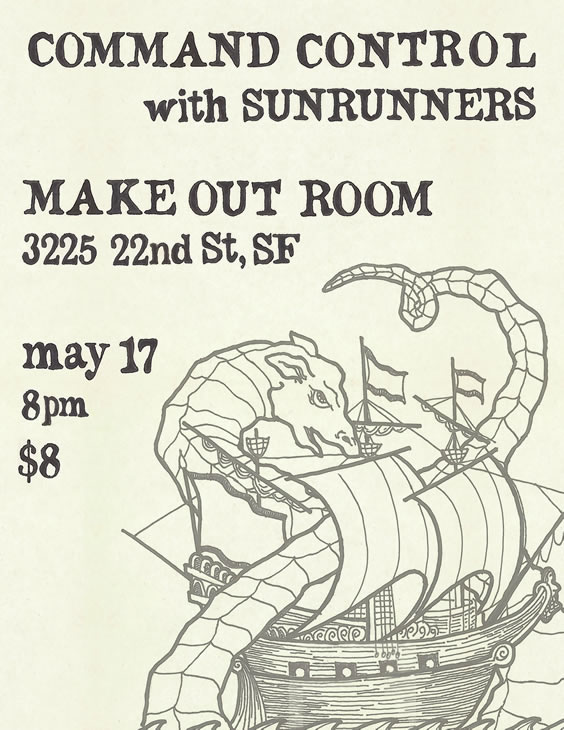 Make-Out Room Flyer — 05/17/2013